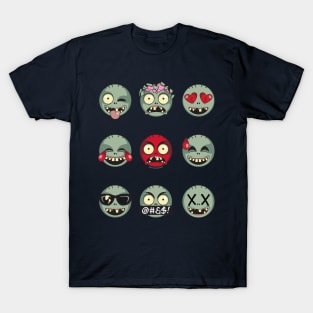 Zombie Emojis T-Shirt